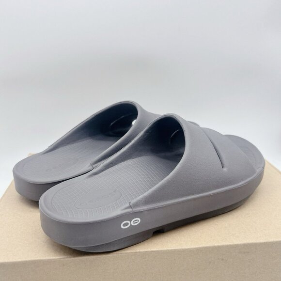 Oofos OOahh Sport Sandal Slide Tactical Slate Gray Waterproof Mens EU 42 US 9 - Picture 6 of 11